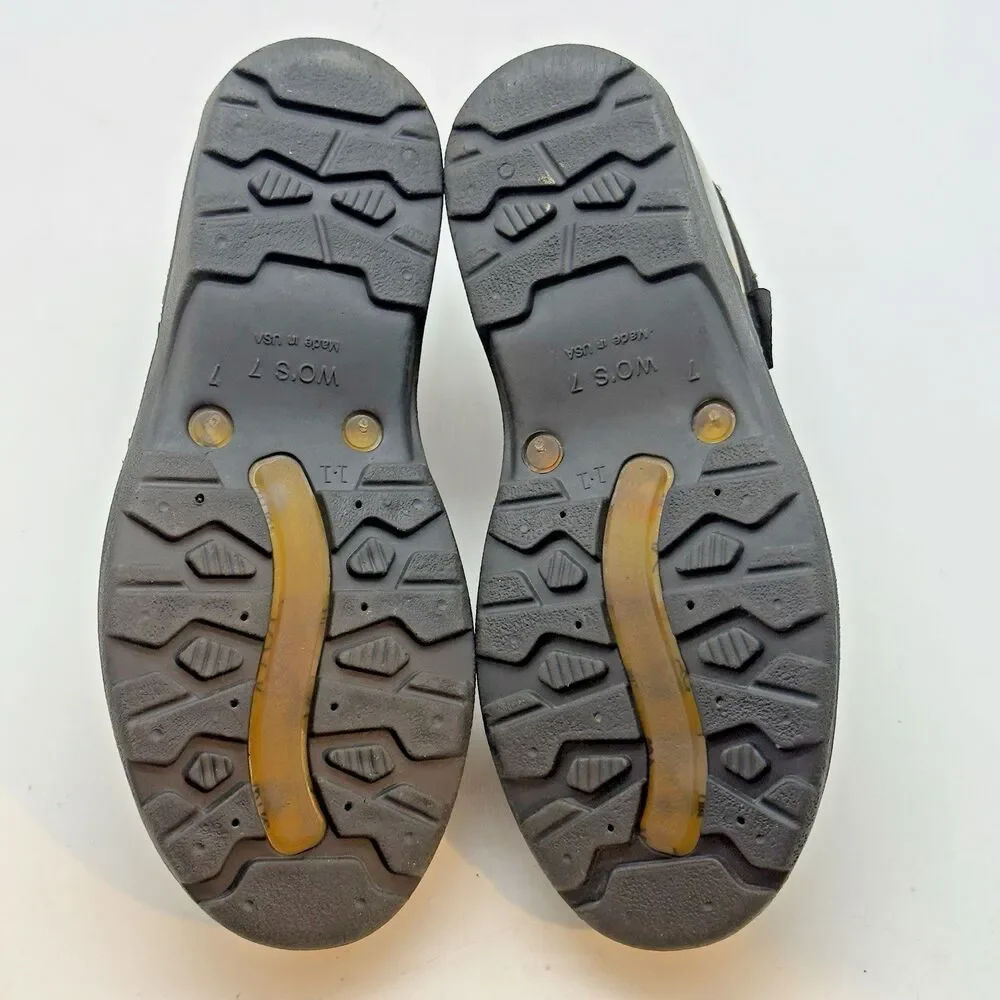 Sloggers Rain & Garden Shoes Women's 7 Waterproof Slip On Yellow Chicken Print